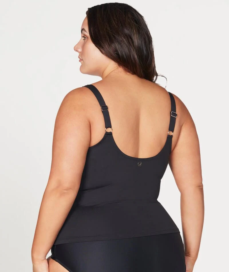 Artesands Recycled Hues Delacroix Wire-free Tankini Top - Black - Image 3
