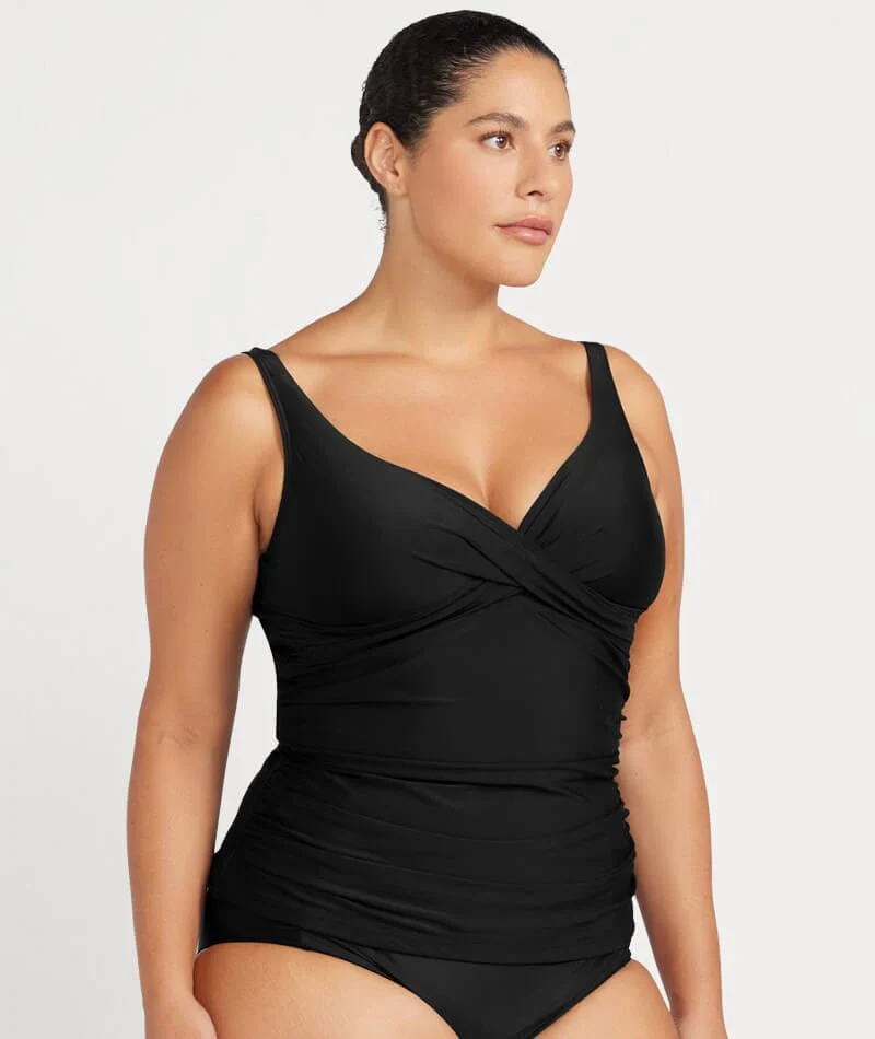 Artesands Recycled Hues Delacroix Wire-free Tankini Top - Black - Image 5