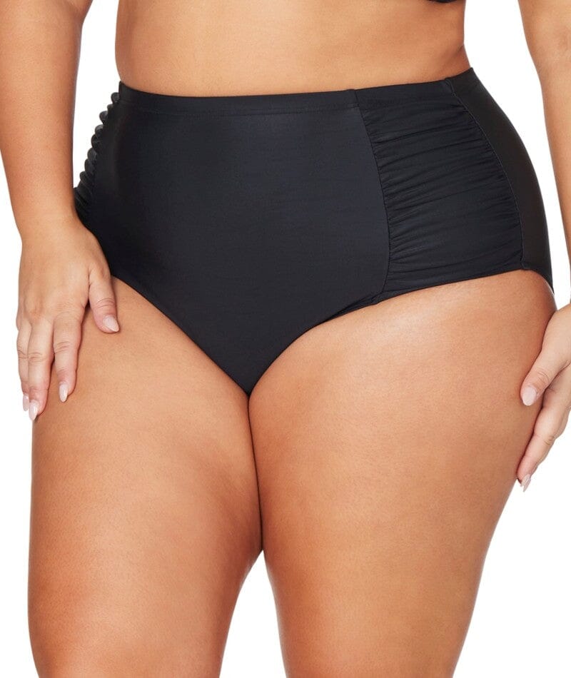Artesands Hues Botticelli High Waist Swim Pant- Black - Image 3