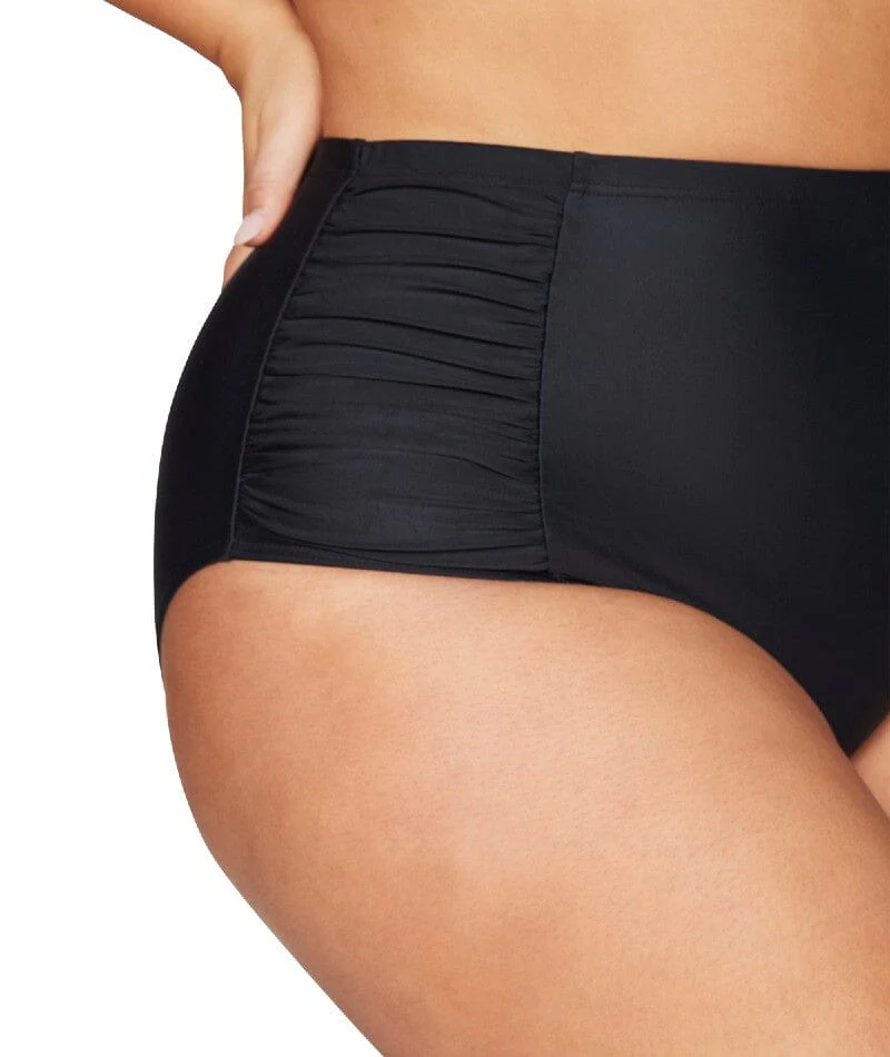 Artesands Hues Botticelli High Waist Swim Pant- Black - Image 4