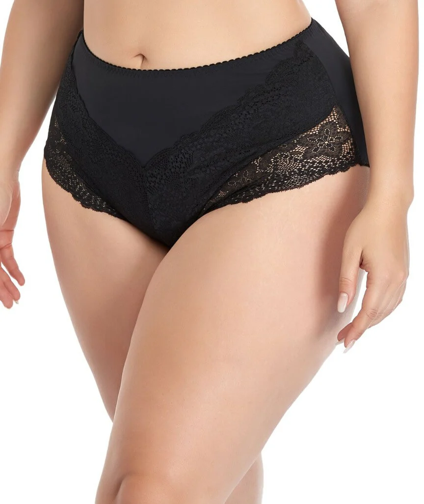 Ava & Audrey Claire Lace & Micro Full Brief - Black - Image 3