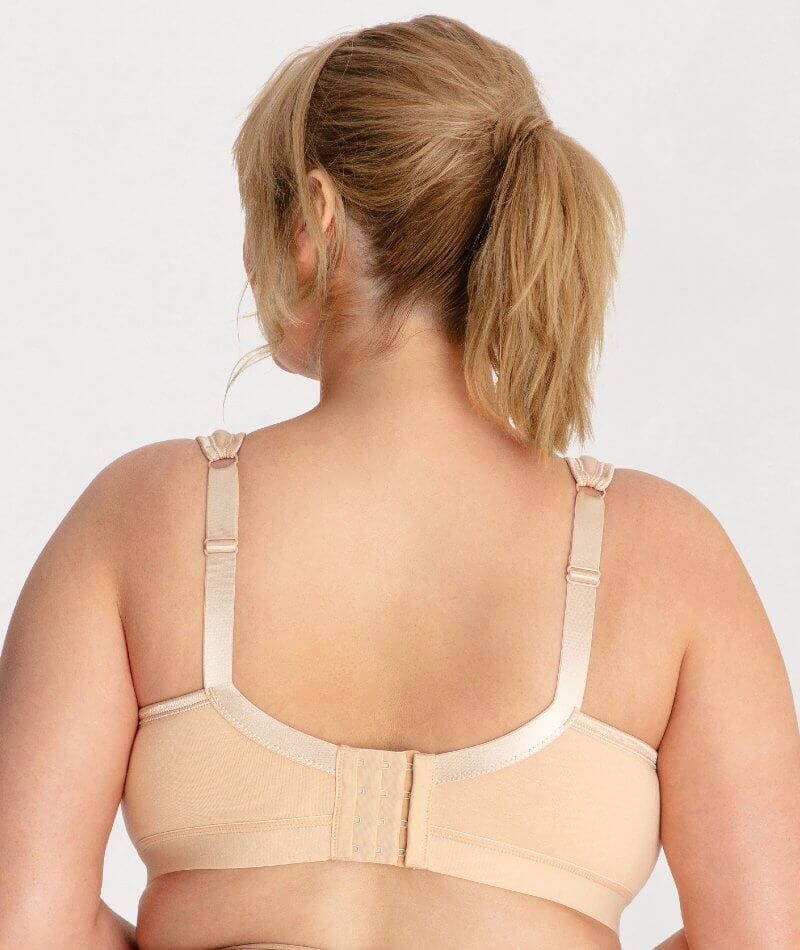 Ava & Audrey Faye Cotton Wire-free Support Bra 3 Pack - Frappe - Image 4