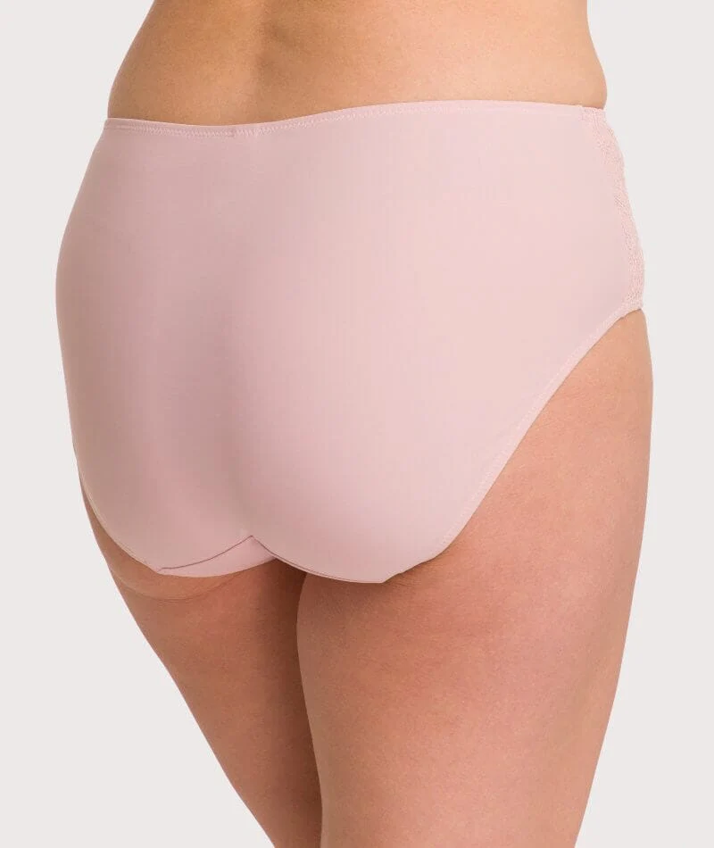 Ava & Audrey Jacqueline Full Brief with Lace - Blush - Image 3
