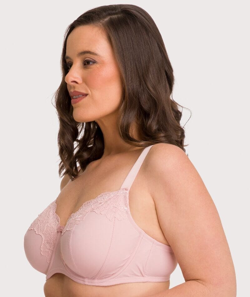 Ava & Audrey Jacqueline Full Cup Underwired Bra 2 Pack - Black/Blush - Image 11