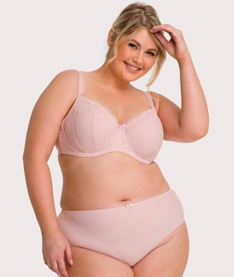 Ava & Audrey Jacqueline Full Cup Underwired Bra 2 Pack - Black/Blush - Image 12