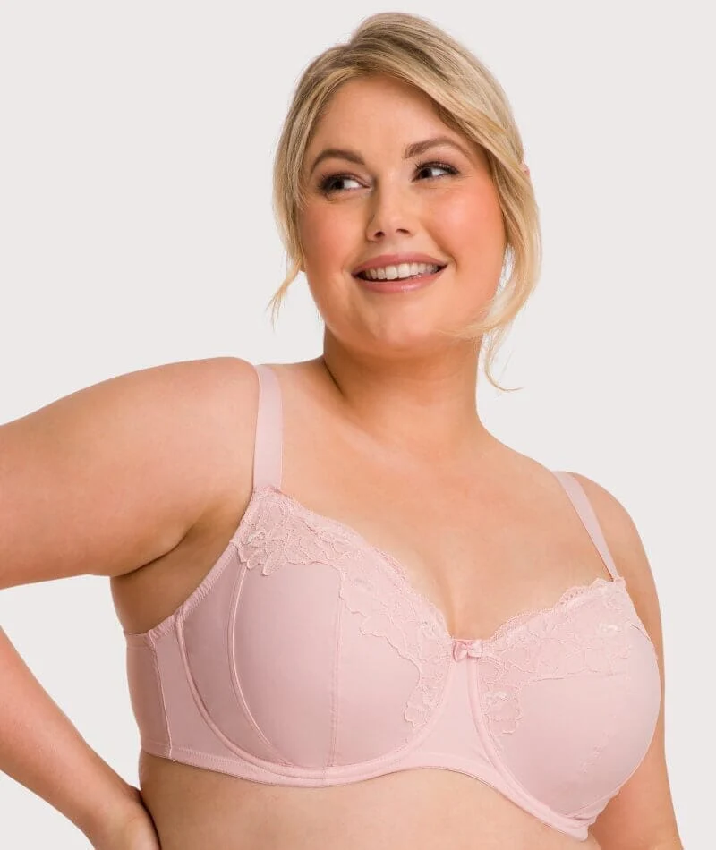Ava & Audrey Jacqueline Full Cup Underwired Bra 2 Pack - Black/Blush - Image 8
