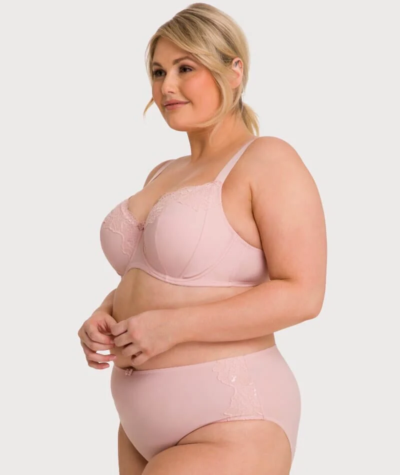 Ava & Audrey Jacqueline Full Cup Underwired Bra 2 Pack - Blush - Image 14