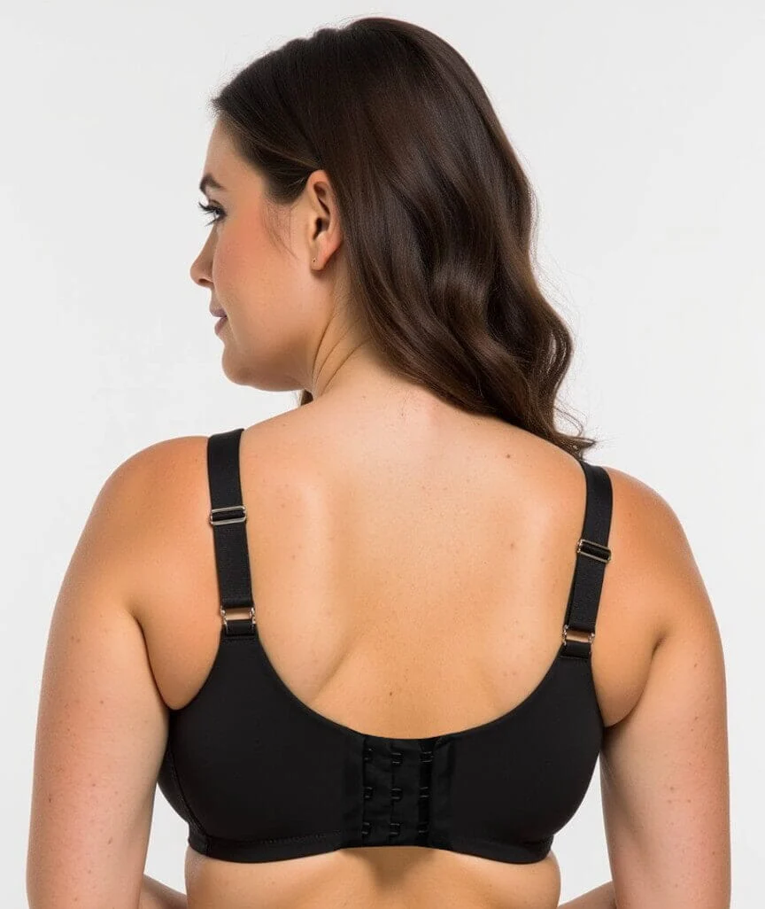 Ava & Audrey Jacqueline Lace Full Cup Underwire Bra - Black/Nude - Image 12