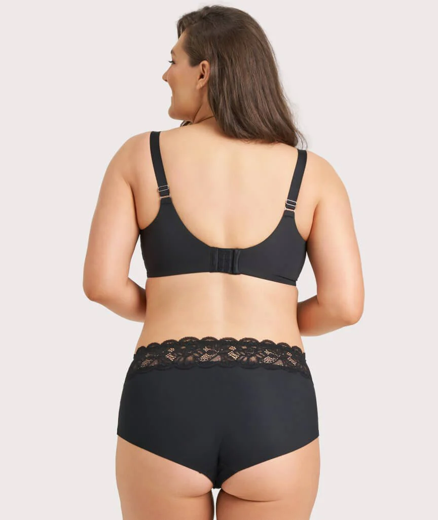 Ava & Audrey Jacqueline Lace Full Cup Underwire Bra - Black/Nude - Image 14
