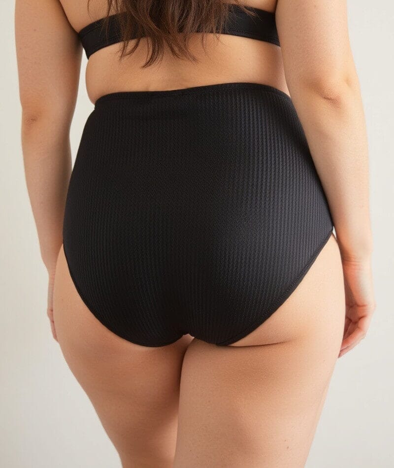 Ava & Audrey Jacqueline Smoothing Full Brief with Lace - Black - Image 8