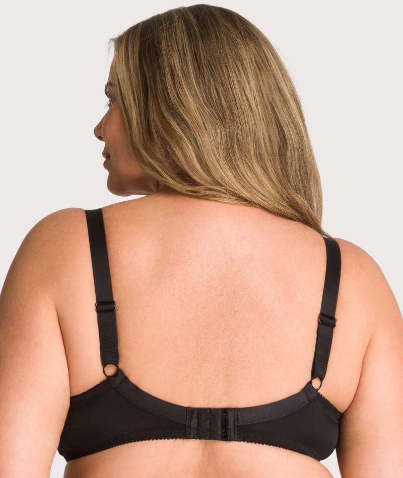 Ava & Audrey Lucille Lace Underwired Full Cup Bra - Black - Image 2