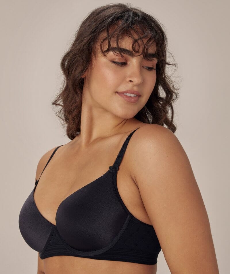 Bendon Body Seamfree Contour Bra - Black - Image 3