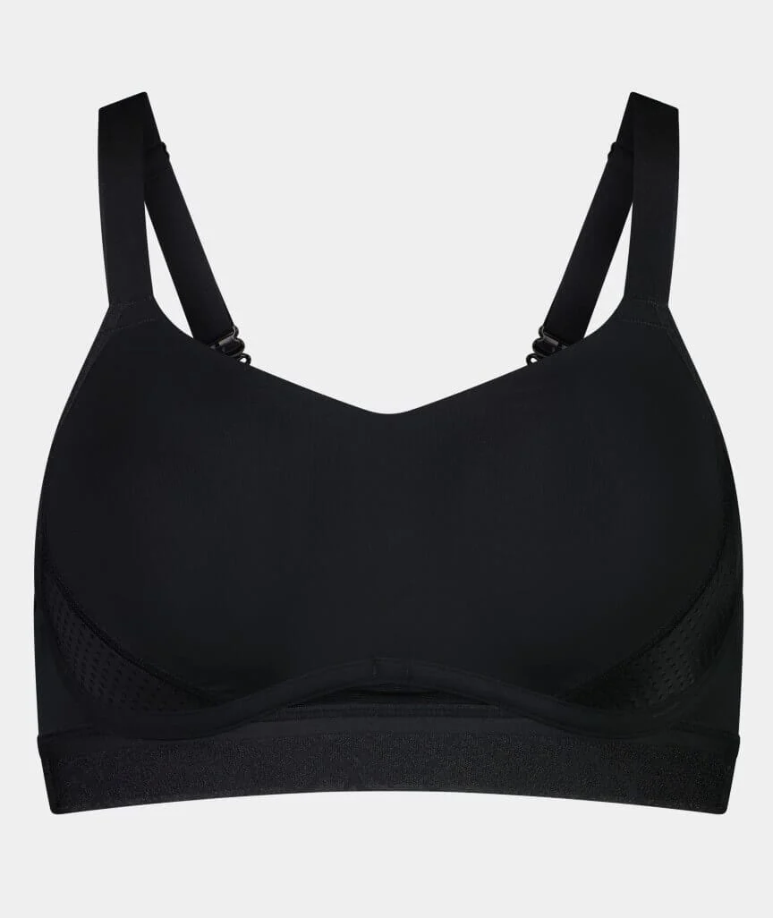 Bendon Breathe High Impact Sports Bra - Black - Image 5