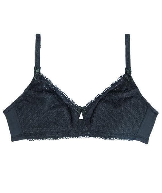 Bendon Classic Comfort Wire-free Maternity Bra - Black - Image 4