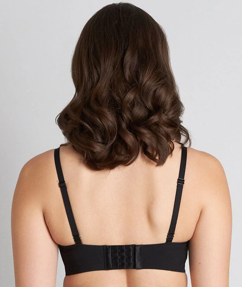 Bendon Comfit Collection Soft Cup Wire-free Plunge Bra - Black - Image 4