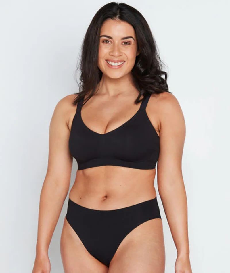 Bendon Comfit Collection Wire-free Bra - Black - Image 6