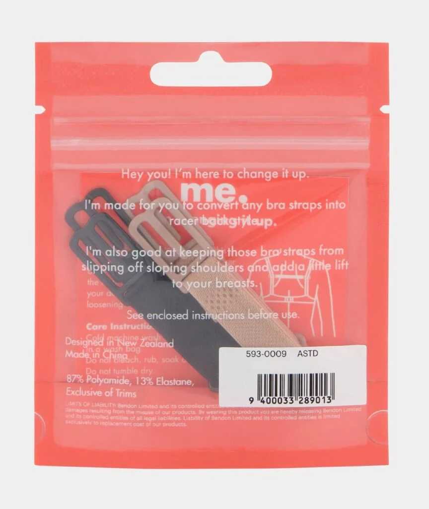Bendon Cross Back Strap Converter 2 Pack - Assorted - Image 2