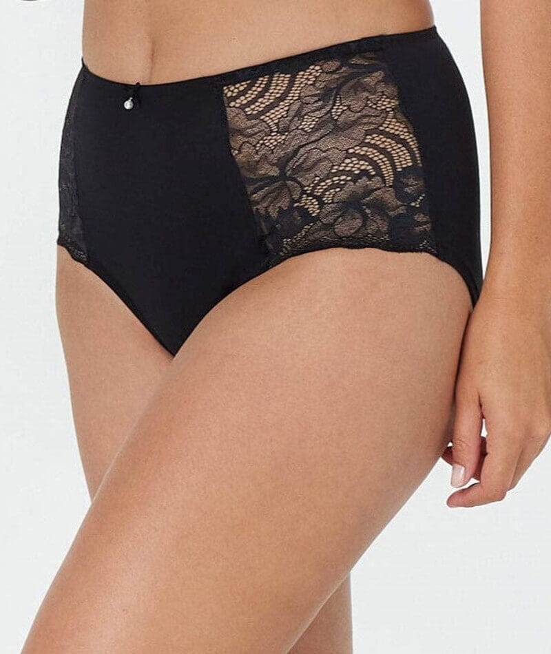 Bendon Embrace Full Brief - Black - Image 3