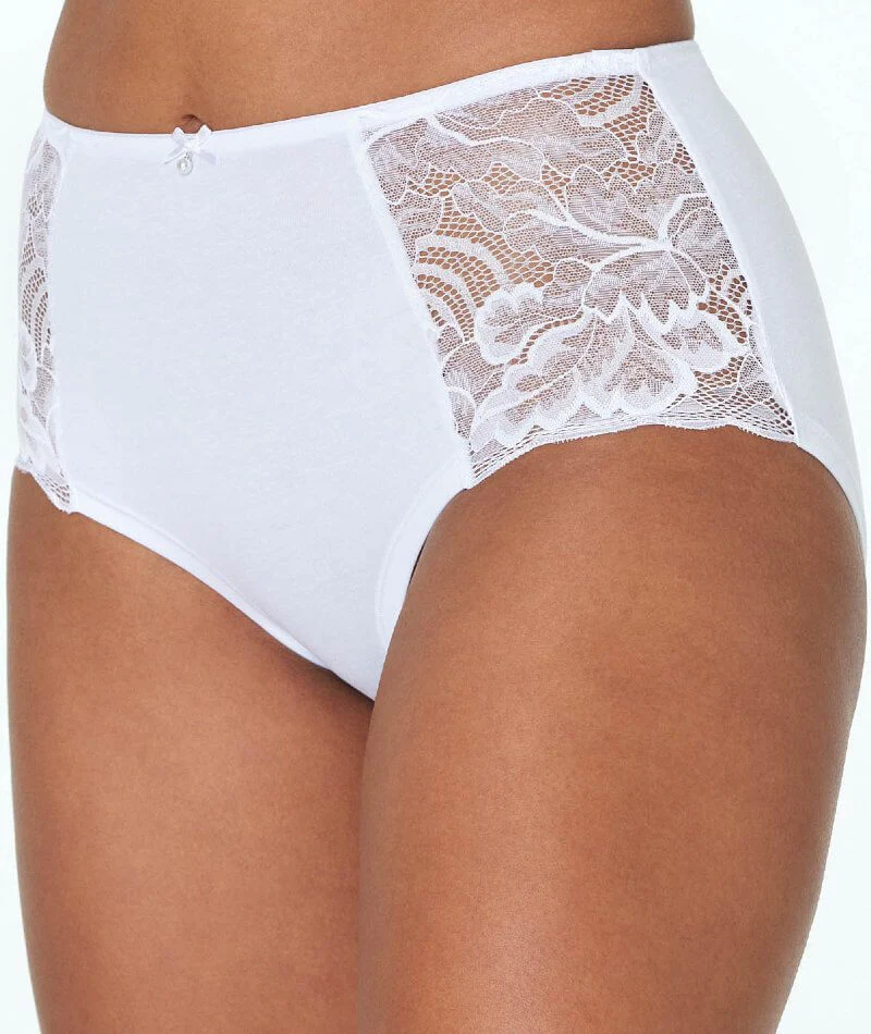 Bendon Embrace Full Brief - White - Image 3