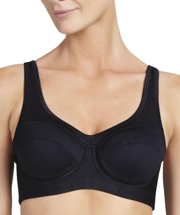 Bendon First Generation Underwire Sports Bra - Black - Image 4