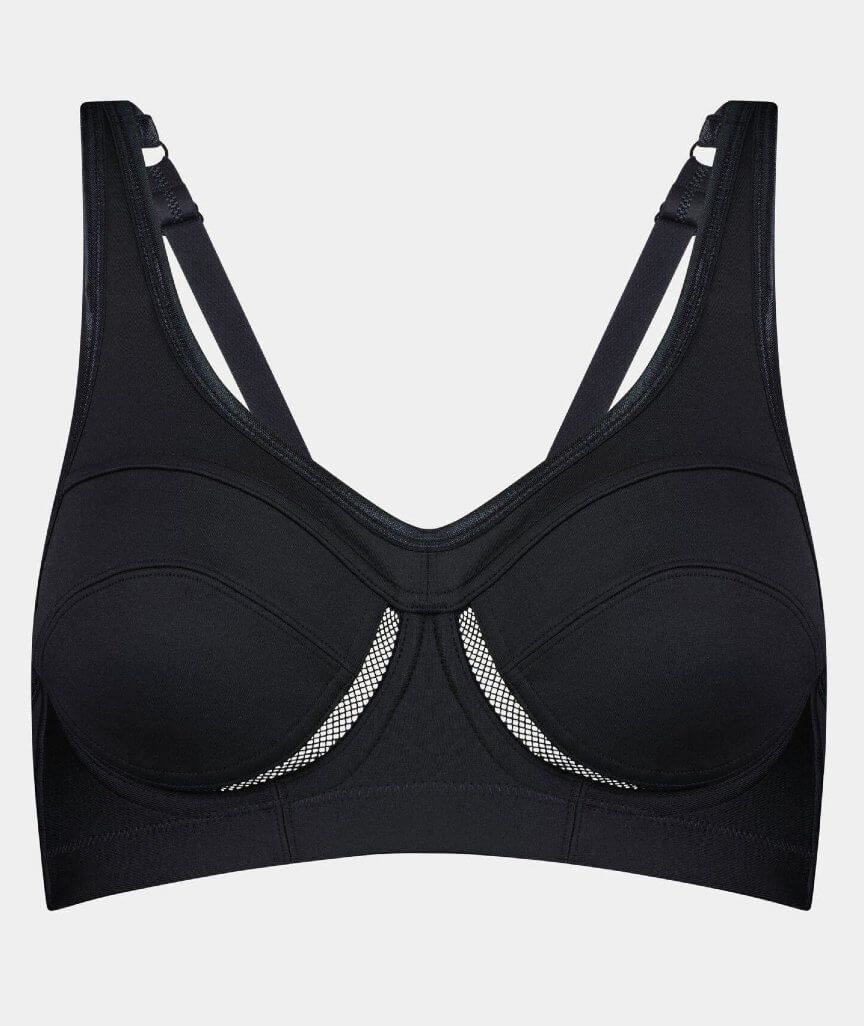 Bendon First Generation Underwire Sports Bra - Black - Image 6