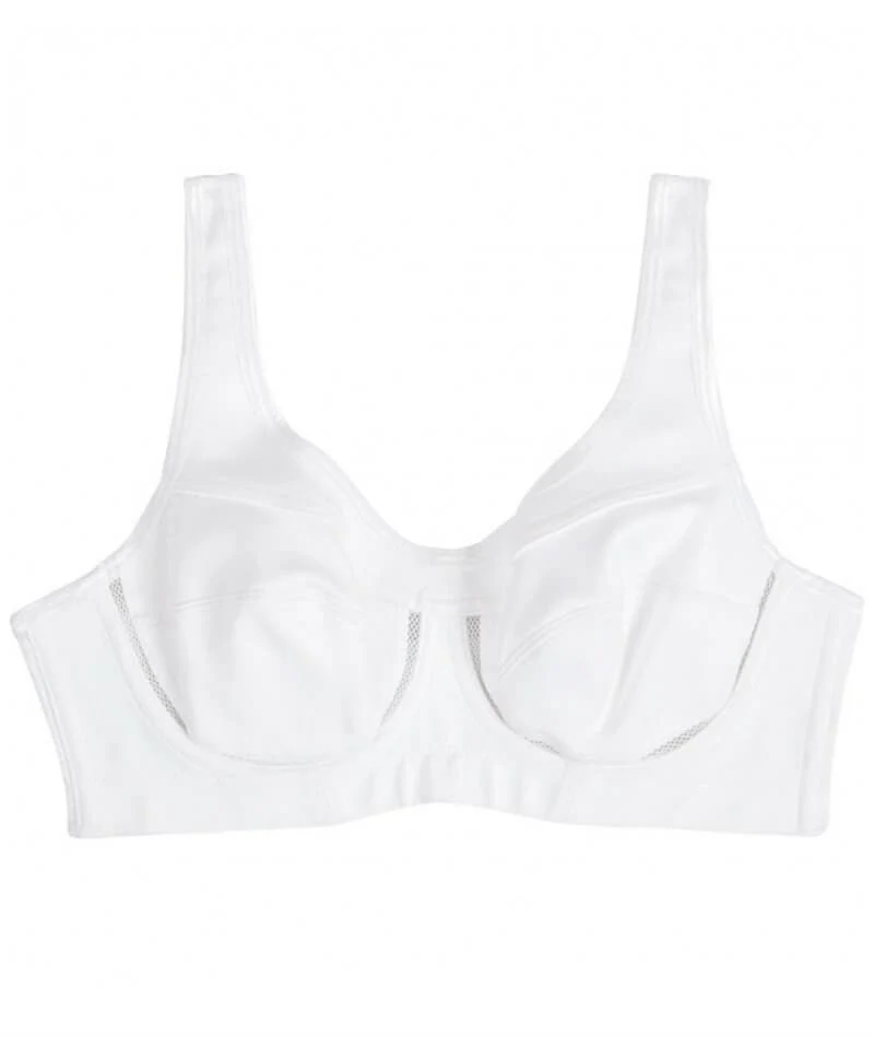 Bendon First Generation Underwire Sports Bra - White - Image 3