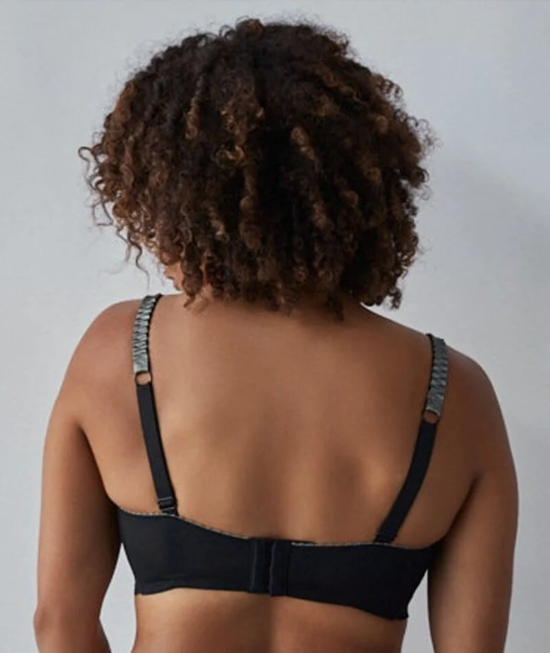 Bendon Sofia Underwire Bra - Jet/Pewter - Image 2