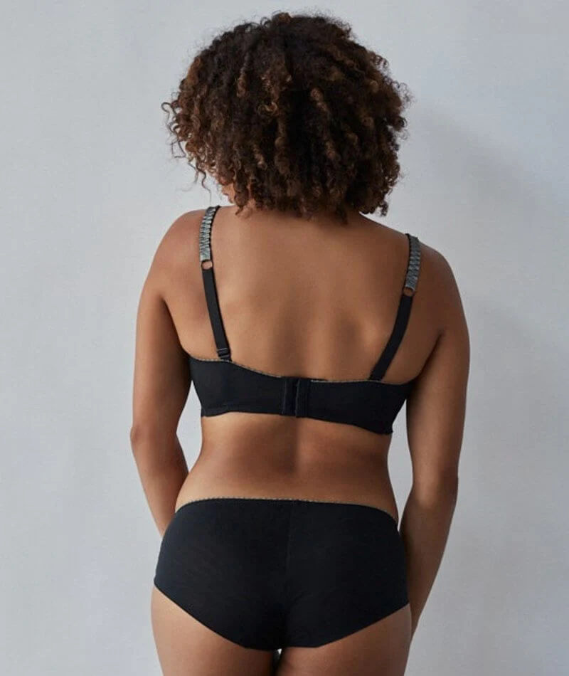 Bendon Sofia Underwire Bra - Jet/Pewter - Image 6