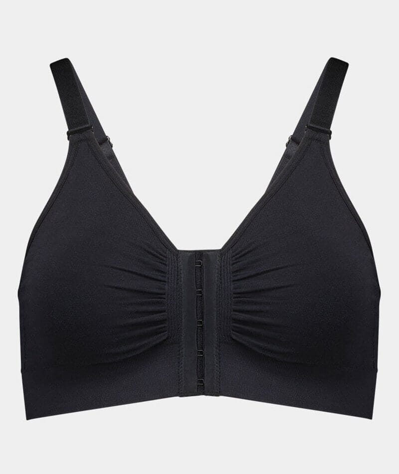 Bendon Restore Front Opening Wire-Free Bra - Black - Image 4