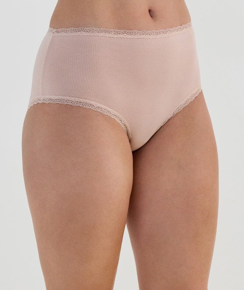 Bendon Stretch Cotton Full Brief - Latte - Image 3