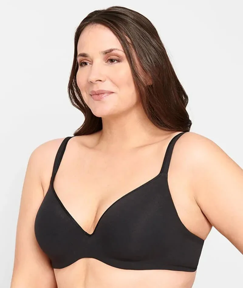 Berlei Barely There Cotton Rich Bra - Black - Image 4