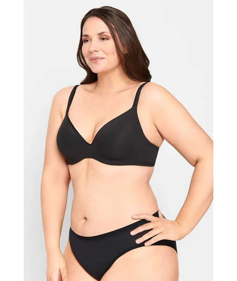 Berlei Barely There Cotton Rich Bra - Black - Image 5