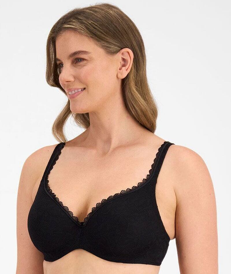 Berlei Barely There Lace Bra - Black - Image 6