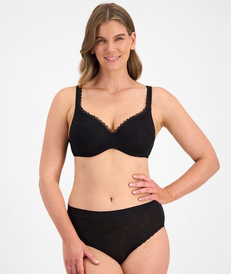 Berlei Barely There Lace Bra - Black - Image 8