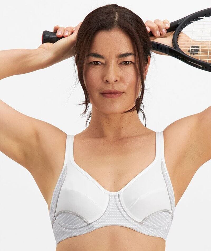 Berlei Electrify Underwire Sports Bra - White - Image 4