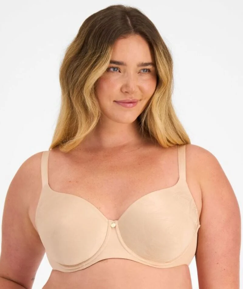 Berlei Lift and Shape T-Shirt Underwire Bra - Contemporary Floral Nude - Image 6