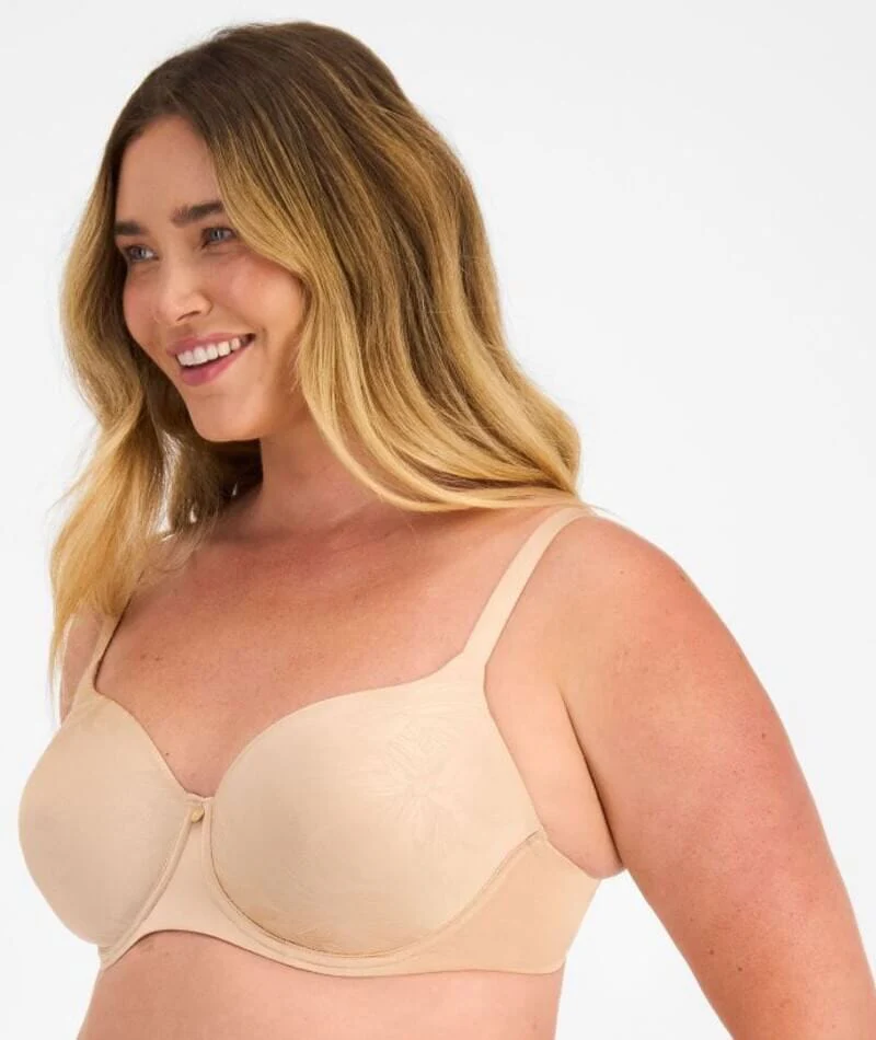 Berlei Lift and Shape T-Shirt Underwire Bra - Contemporary Floral Nude - Image 7