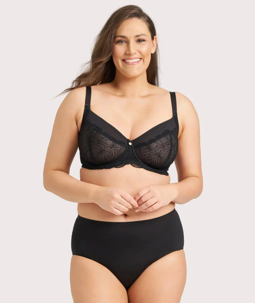 Berlei Lift & Shape Minimiser Bra - Black - Image 4