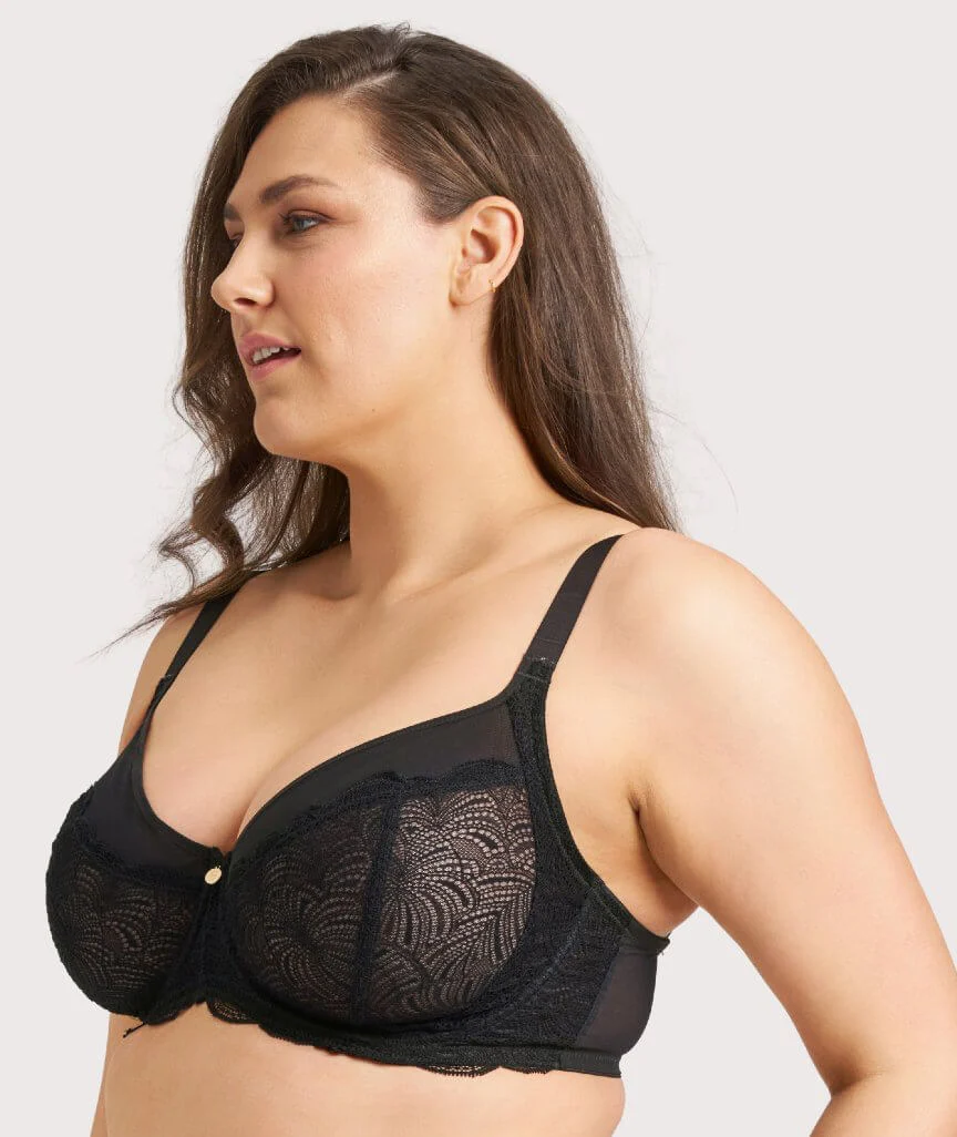 Berlei Lift & Shape Minimiser Bra - Black - Image 7
