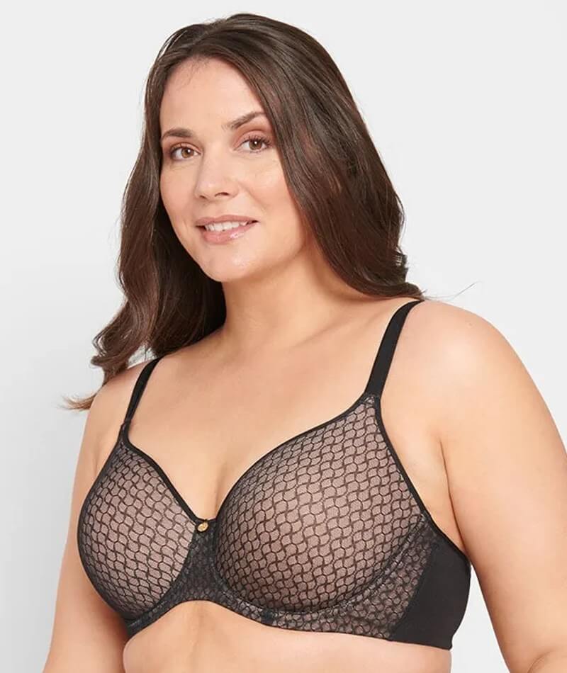 Berlei Lift & Shape T-Shirt Mesh Bra - Black - Image 3