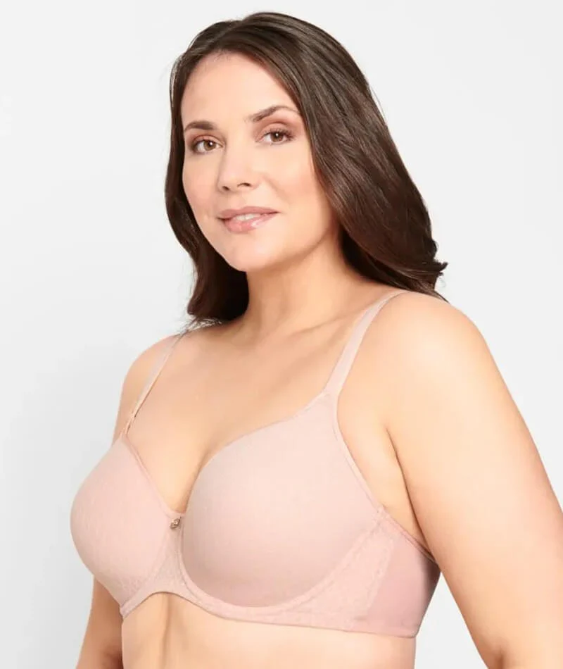 Berlei Lift & Shape T-Shirt Mesh Bra - Nude Lace - Image 3