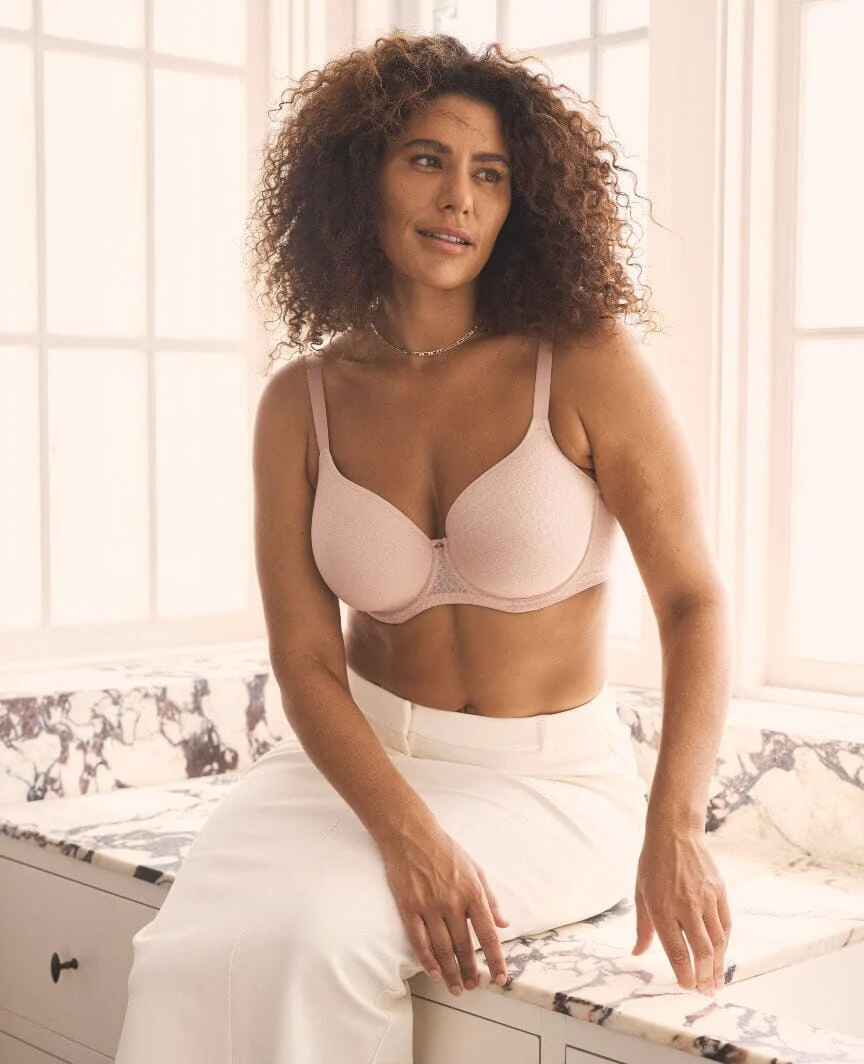 Berlei Lift & Shape T-Shirt Mesh Bra - Nude Lace - Image 5