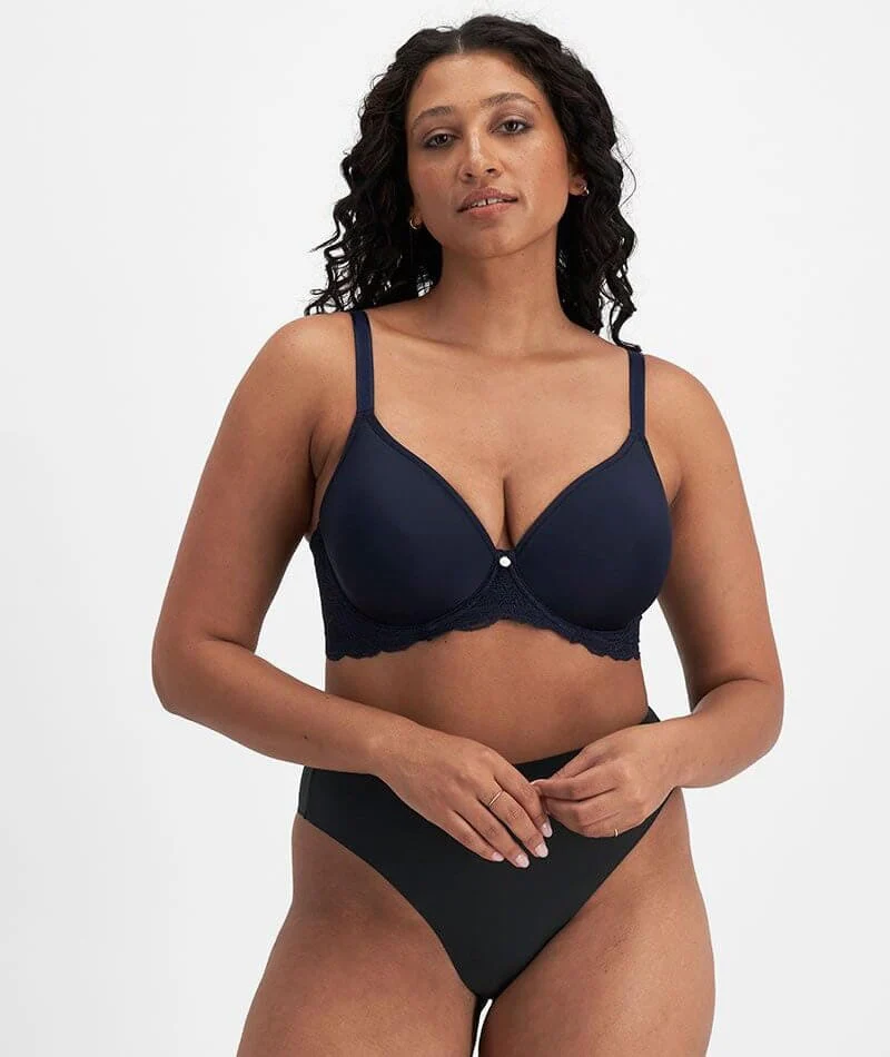 Berlei Lift & Shape T-Shirt Spacer Bra - Navy - Image 4