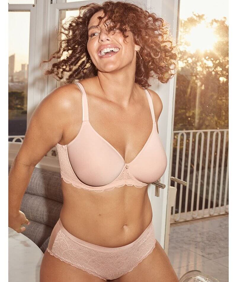 Berlei Lift & Shape T-Shirt Spacer Bra - Nude Lace - Image 10