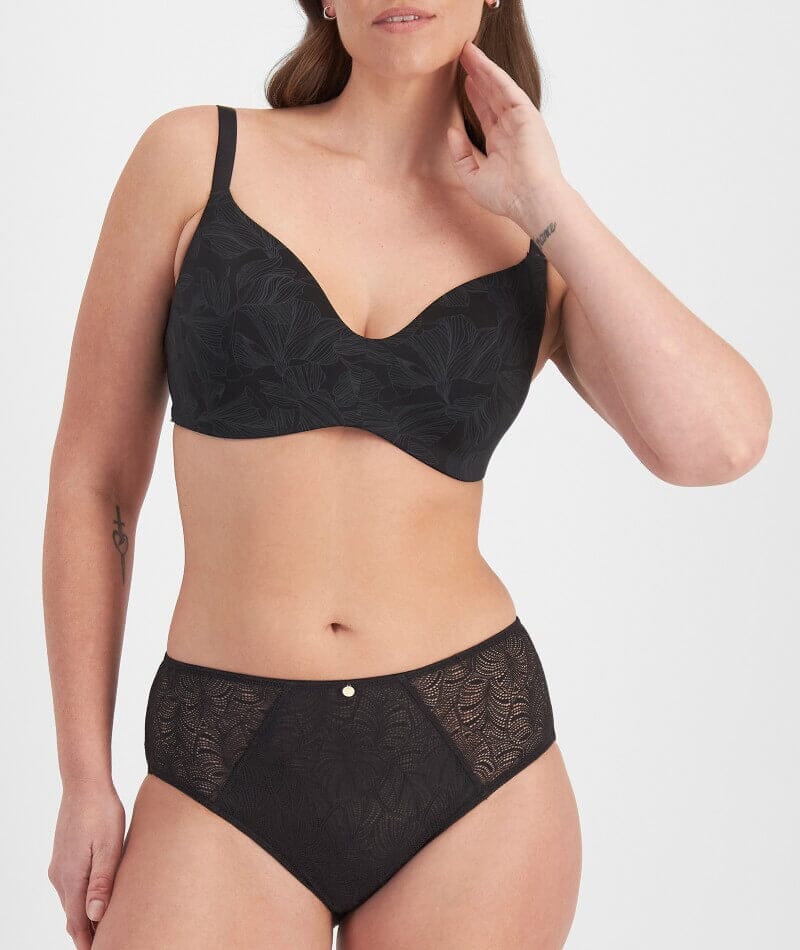 Berlei Lift & Shape Wire-Free Bra - Contemporary Black Floral - Image 6