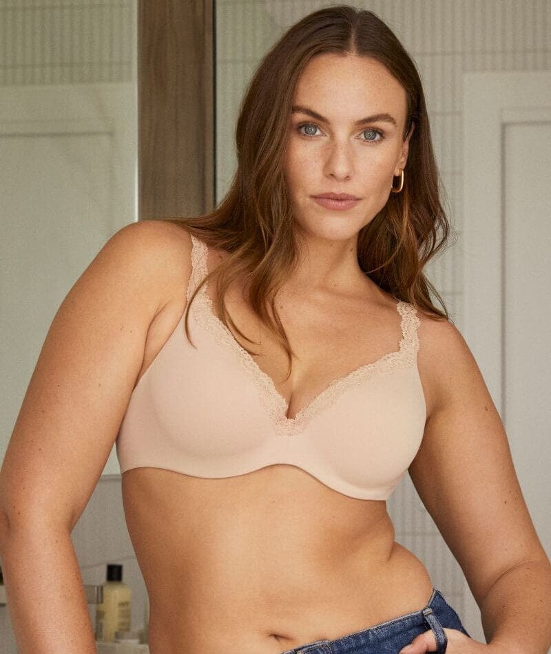 Berlei New Barely There Luxe Contour Bra - Nude - Image 5