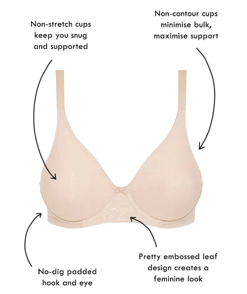 Berlei Sweater Girl Unlined Bra - Soft Powder - Image 4