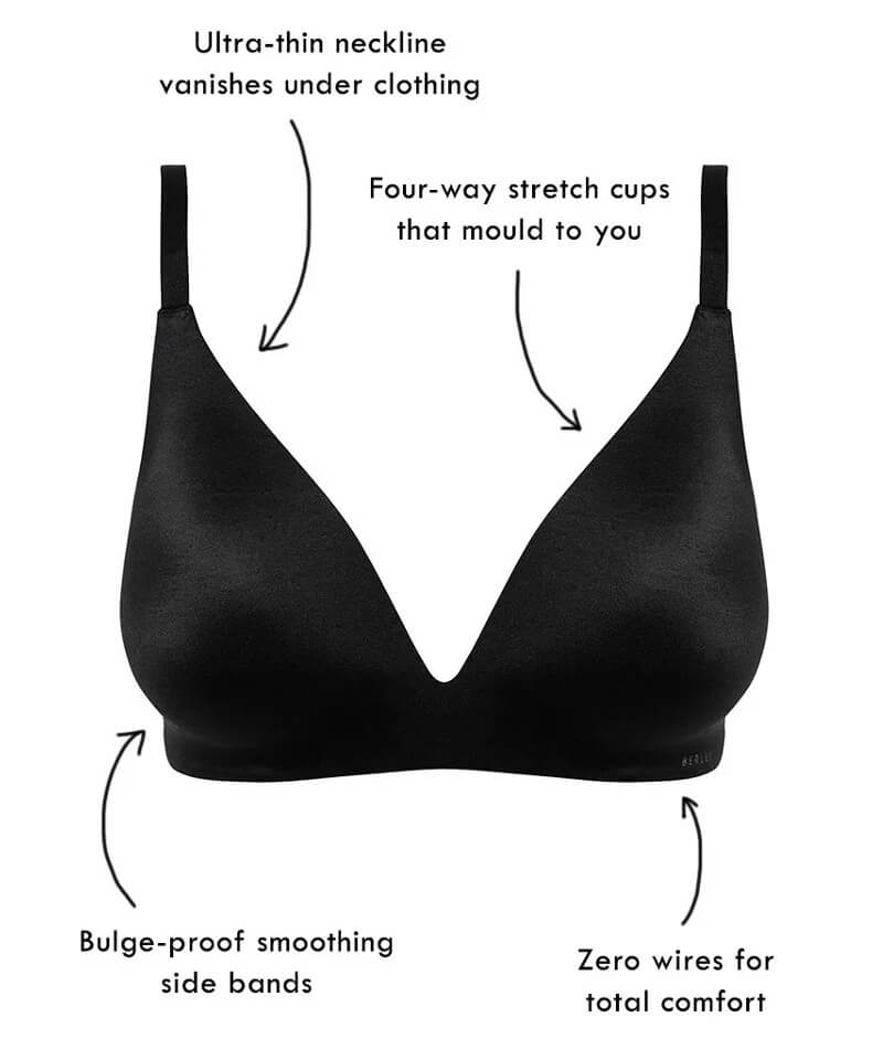 Berlei UnderState Wire-free Bra - Black - Image 6