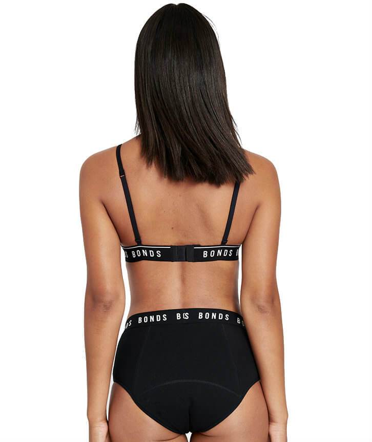 Bonds Bloody Comfy Heavy Period Full Brief - Black - Image 5