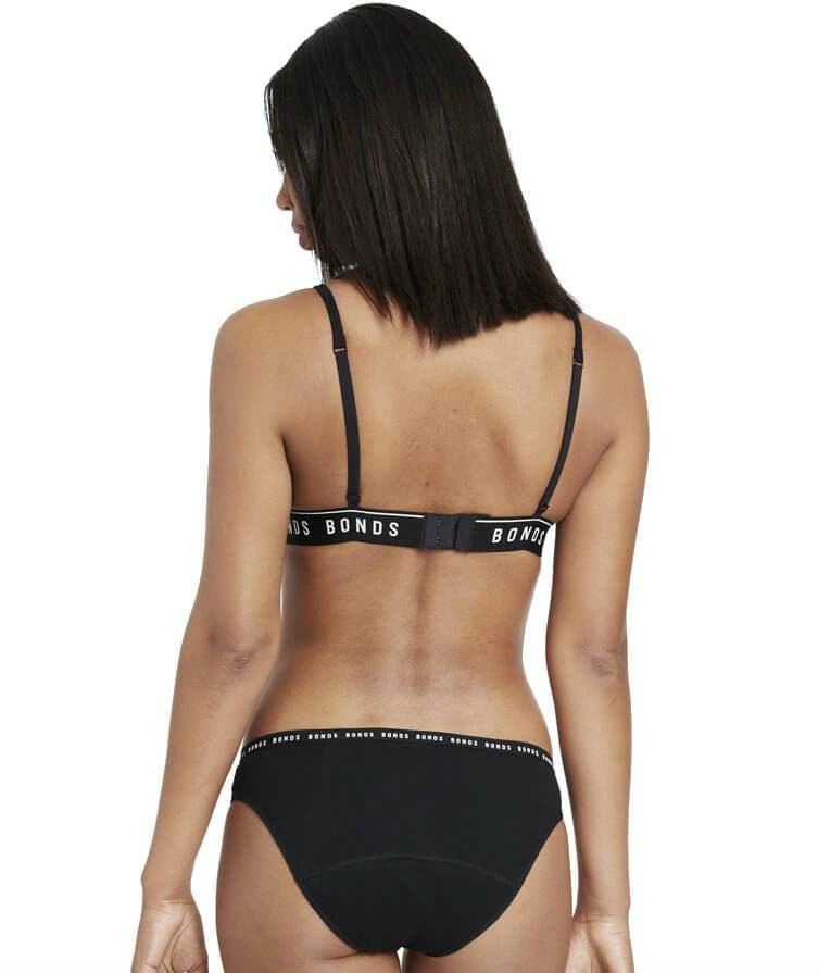 Bonds Bloody Comfy Moderate Period Bikini - Black - Image 5
